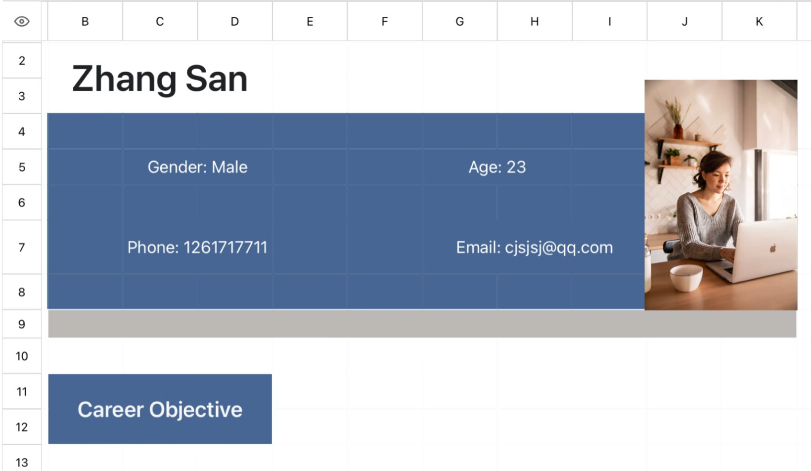 Personnel Resume